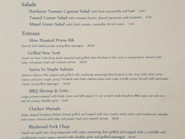 Wild Huckleberry menu