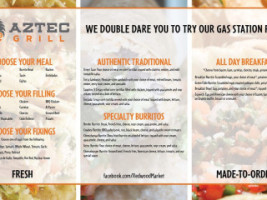 Aztec Grill menu