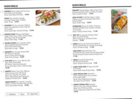 Aozora Sushi menu