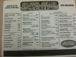 Seafood Seller Cafe menu