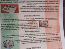 Tacos And Pupuseria Diner menu