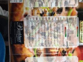 High Street Pizza menu