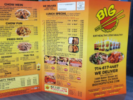 Big Chopsticks menu