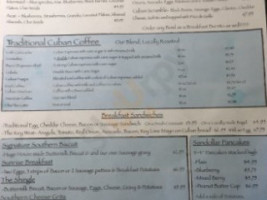 Key West Eats- Flagler menu