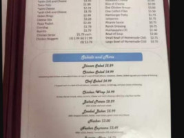 Jimbo's menu