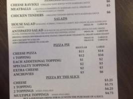 Dicintio's Pizza Cucina menu