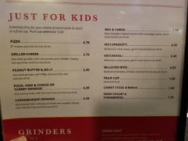 Bellacino's Pizza Grinders menu