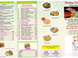 Beijing Cuisine menu