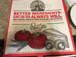 Papa John's menu