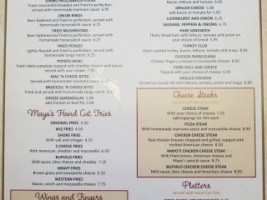 Mayo's Halfway House menu