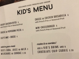 Studio Movie Grill menu