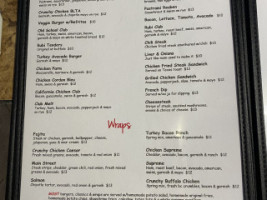 The Rubi Slipper Llc menu