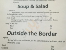 Tj's Pub Grub menu