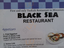 Black Sea menu