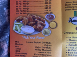 Als Buffalo Wings menu