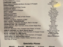 Pietrio's Pizzeria menu