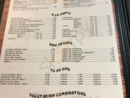 Rancho Viejo menu