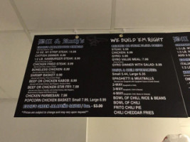 Bill Ruth's Sub Shops menu