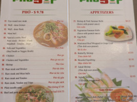 Pho 5up Annapolis menu