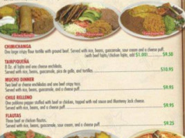 Mi Rancho Mexican Grill Shenandoah menu