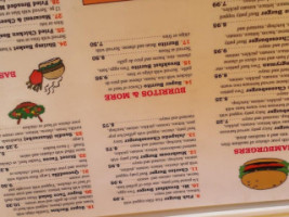 Highway 30 Drive In menu