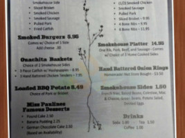 Ouachita Mountain Smokehouse menu