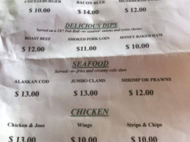 Rick's Roadhouse menu