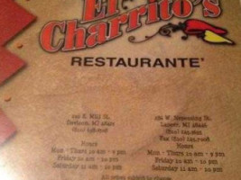 El Charrito's-helena's Original menu