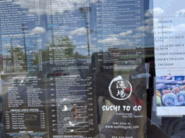 Sushi To Go Cherry Hill menu