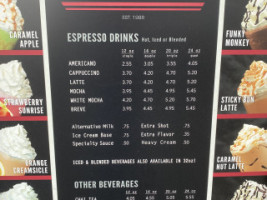 Associated Espresso menu