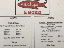 Riverside Fish And Chips menu