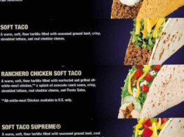 Taco Time menu