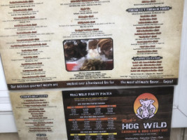 Hog Wild Catering Bbq menu