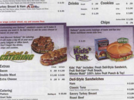 Subway Sandwiches Salads menu