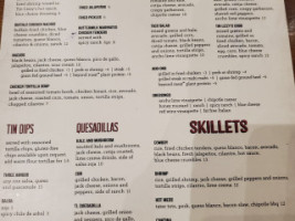 Tin Lizzy's Cantina menu