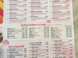 Sen Sushi And Hibachi Grill menu