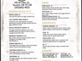 Yamhill Grill menu