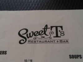 Sweet T's Restaurant Bar menu