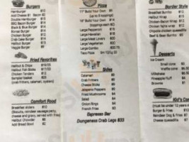 Alaska Seafood Grill menu