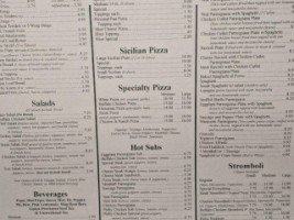 Original Italian Pizza menu