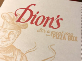 Dion's Pizza menu