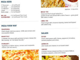 Pizza Joe's menu