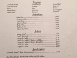 Maurizio's Pizza And menu