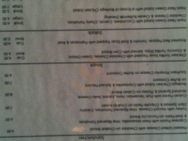 Bodega Wine Market menu