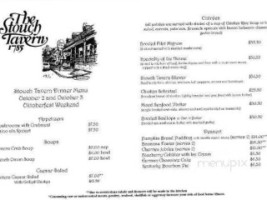 Stouch Tavern menu