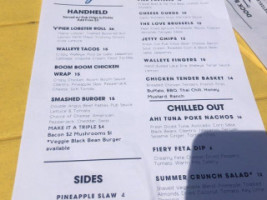 Pier Pub menu