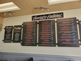 The Sandwich Spot menu