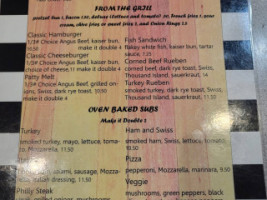 Hillside Lanes Lane 17 Sports Bar Restaurant menu