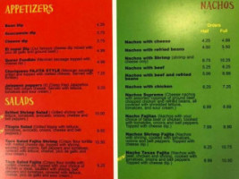 El Nopal Mexican menu