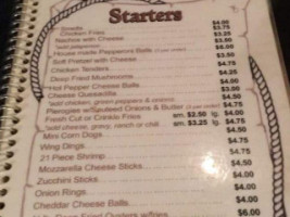 Millerstown Inn menu